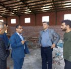 بازدید فرماندار بهشهر از چند واحد تولیدی و صنعتی در فاز یک شهرک صنعتی