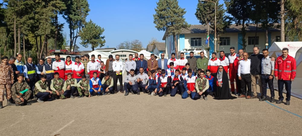 بیست و چهارمین مانور سراسری زلزله و ایمنی هماهنگ با سراسر کشور با شعار مدرسه ایمن – جامعه تاب آور در شهرستان بهشهر