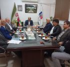نشست اعضای هیأت مدیره اتحادیه مشاورین املاک شهرستان بهشهر با رئیس اتاق اصناف