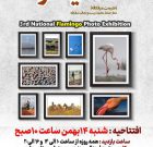 افتتاح نمایشگاه ملی عکس فلامینگو در بهشهر