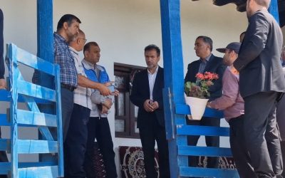 بررسی میدانی مشکلات روستاهای بخش یانه سر با حضور مهندس حامدی فرماندار و مسئولان دستگاه‌های اجرایی