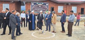 برگزاری آیین کلنگ‌زنی و آغاز پروژه‌ی ساخت واحدهای خوابگاهی دانشجویی خیرساز در دانشگاه علم و فناوری مازندران